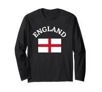 England Flag Saint George's Cross Patriot Manche Longue