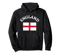 England Flag Saint George's Cross Patriot Sweat à Capuche