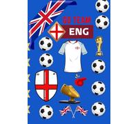 England Football / Soccer Inspired Weekly Planner / Back to School Workbook - Unique design -53 Undated Weeks with Customizable Date Fields