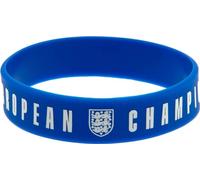 England Lionesses - "European Champions" Bracelet en silicone Armoiries TA9801 (taille unique) (Bleu/Blanc)