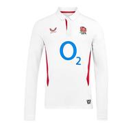 England Rugby Chemise Classique à Manches Longues Home