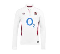 England Rugby Chemise Classique à Manches Longues Home