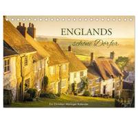 Englands schöne Dörfer (Tischkalender 2027 DIN A5 quer), CALVENDO Monatskalender: Malerische Idylle auf der britischen Insel