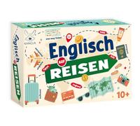 Englisch Auf Reisen Kartenspiel AB 10 Jahren mit 54 Karten Lernspiel für Kinder und Familie Sprachspiel Englischlernen Reisequiz kompakte Reisespiel Geschenkidee für Urlaub