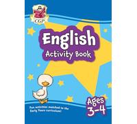 English Activity Book for Ages 3-4 (Preschool)