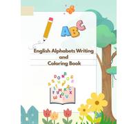 English Alphabets writing and coloring book