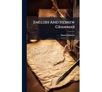 English And Hebrew Grammar