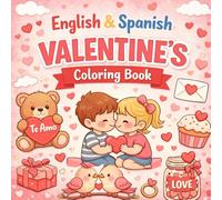 English and Spanish Valentine’s Day Coloring Book: A Fun Bilingual Coloring Book to Learn Love Words in English and Spanish