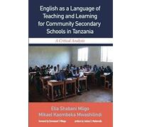 English As A Language Of Teaching And Learning For Community Secondary Schools In Tanzania