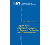 English As An Additional Language In Research Publication And Communication