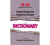English-Bulgarian & Bulgarian-English One-to-One Dictionary. Script & Roman (exam-suitable) - [Version Originale] Inconnu (Auteur)