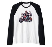 English Bull Terrier Biker Moto Amoureux des chiens Manche Raglan