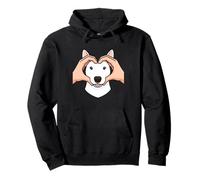 English Bull Terrier Cœur Mains Amour Geste Chien Amoureux Sweat à Capuche
