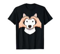 English Bull Terrier Cœur Mains Amour Geste Chien Amoureux T-Shirt