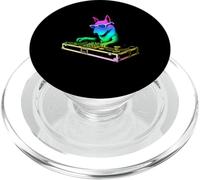 English Bull Terrier DJ Music Party Amoureux des Chiens PopSockets PopGrip pour MagSafe