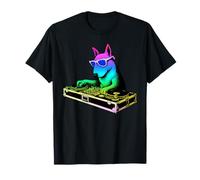 English Bull Terrier DJ Music Party Amoureux des Chiens T-Shirt