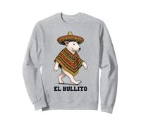 English Bull Terrier El Bullito Wild West Mexicain Western Sweatshirt