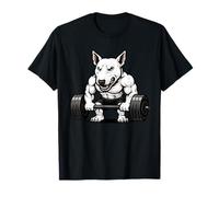 English Bull Terrier Haltérophilie Bodybuilder Gym T-Shirt