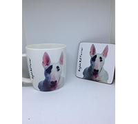 English Bull Terrier Mug et dessous-de-verre