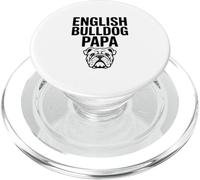 English Bulldog Papa Proud Dog Dad pour Les Amateurs de bouledogues PopSockets PopGrip pour MagSafe