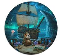 English Bulldog1000 Pièces pour Puzzles pour Adultes Et Enfants Pet DogPuzzle Circulaire, Décoration Moderne, Jeu, Cadeau Unique, Décoration, Cadeau, Difficile, Impossible1000pcs (67.5x67.5cm)
