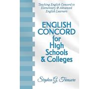 ENGLISH CONCORD for High Schools & Colleges: Teaching English Concord to Elementary & Advanced English Learners