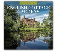 English Cottage Gardens 2026 Square Wall Calendar