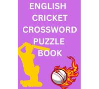 English Cricket Crossword Puzzle Book