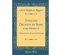 English Diction In Song And Speech