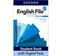 English File Pre-Intermediate Student Book – Pack numérique – Livre papier + 2 ans d'accès