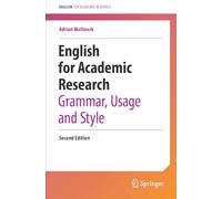 Anglais pour la recherche académique – Grammaire, usage et style – Springer Verlag