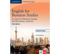 English for Business Studies - Third Edition. Student's Book