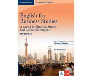 English for Business Studies C1, 3rd edition: A course for Business Studies and Economics Students. Student's Book