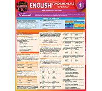 English Fundamentals 1 - Grammar: Quickstudy Language Arts Laminated Reference & Study Guide