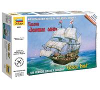 English Galeon Golden Hind Sir Francis Drake Pirate Flagship 1:3 50 Model Kit