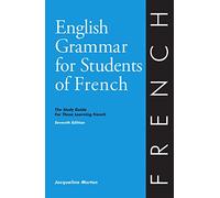 English Grammar for Students of French
