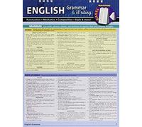 English Grammar & Writing Easel Book: A Quickstudy Reference Tool For Punctuation, Mechanics, Composition, Style, & More