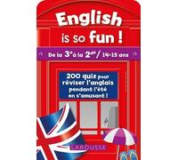 English Is So Fun (de la 3e a la 2e) - Cahier de vacances