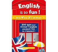 English Is So Fun (de la 4e a la 3e) - Cahier de vacances