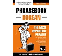 English-Korean Phrasebook And 250-Word Mini Dictionary