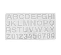 English Letters Silicone Form | Food Grade Baking Tool for Chocolate/Pudding/Cake | Dishwasher Safe, 230℃ Heat & - 40℃ Cold Tolerant | Reusable DIY Form