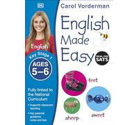 English Made Easy Ages 56 Key Stage 1 by Carol Vorderman Vorderman, Carol (Auteur)