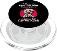 English Mastiff Best Dog Mom Dogs Lovers Funny Mothers Day PopSockets PopGrip pour MagSafe
