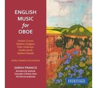 Musique anglaise pour hautbois. Francis, de Saram, Dickinson.