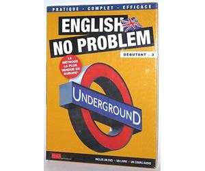 english no problem débutant 3; underground; la méthode la plus vendue en Europe; inclus un DVD + un livre + un cours audio
