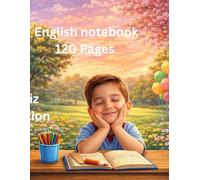 English Notebook 120 pages: 120 pages Ruled Composition practice Book School Exercise Copy Large 8.5 x11 Inches