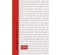 English Notebook: Cover with irregular verbs, 120 pages, colourful and joyful notebook for English class or to take English notes