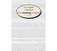English notebook for CHEATING in tests! Cover with the main irregular verbs.