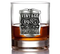 English Pewter Company Verre à Whisky de 10ème Anniversaire Vintage Years 1985 - - Idée de cadeau unique pour homme pour son anniversaire spécial [VIN004]
