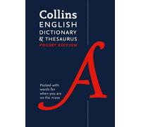 Collins English Dictionary and Thesaurus: Pocket Edition